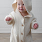 Cloud Cream Hooded Knit Playsuit